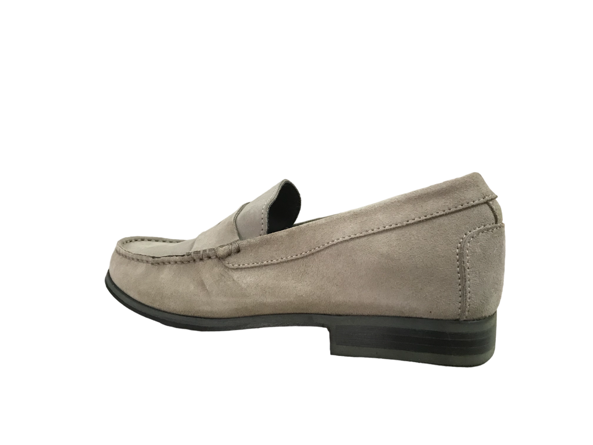 SCARPE SOLDINI UOMO 17479 MOCASSINI CAMOSCIO FANGO