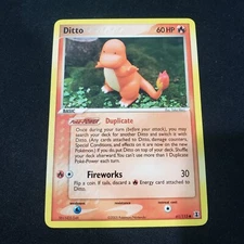 2005 Pokemon - DITTO [Charmander] - 61/113 - [EX Delta Species] - Common LP/VLP