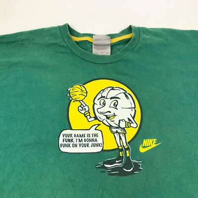 VINTAGE Nike Mr Basketball Shirt Size 2XL XXL Green Yellow VINTAGE Nike Mr Basketball Shirt Size 2XL XXL Green Yellow