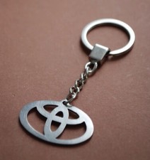 Keychain Toyota Key ring high quality stainless steel 1,5mm