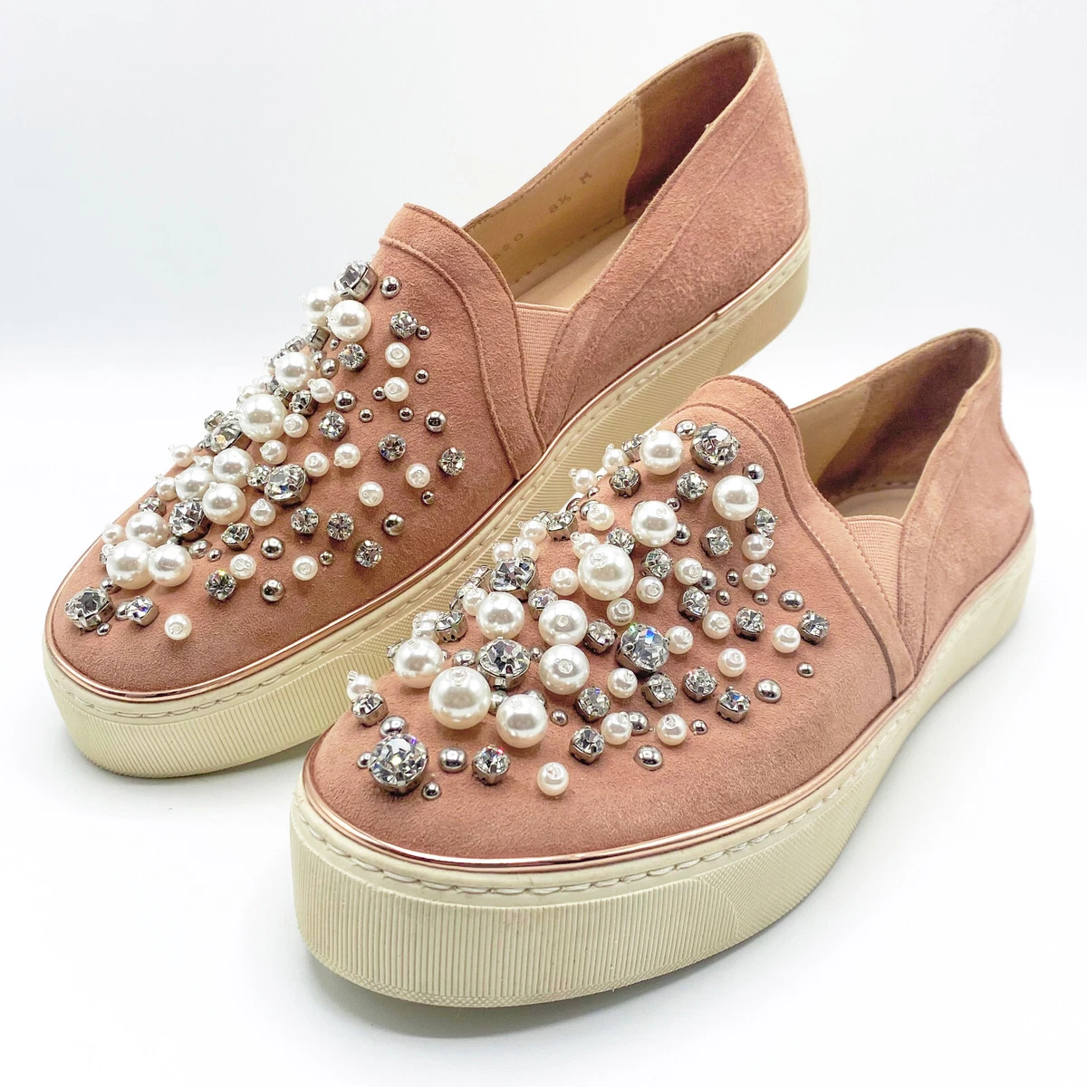 Chaussures Stuart Weitzman En Daim Marron Clair - Taille 9 US (M) - Talons Moyens Kitten Heels - Occasion