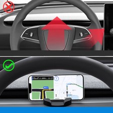 Dashboard Silicone Rubber Car Phone Holder No Trace Clip-on For Tesla Model 3 Y