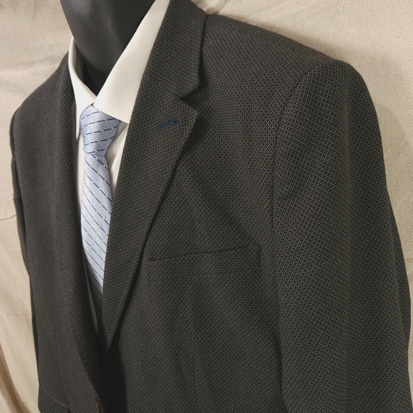 Ted Baker 2 Button Gray Diamond Pattern Sport Coa… - image 1