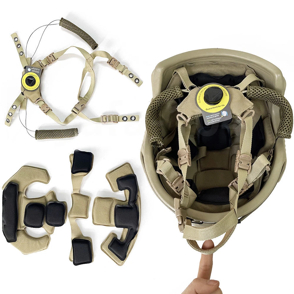 Kevlar Helmet Suspension System