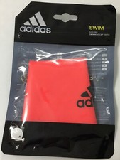 Adidas YOUTH Silicone Logo Swim Cap 1APH082 Red