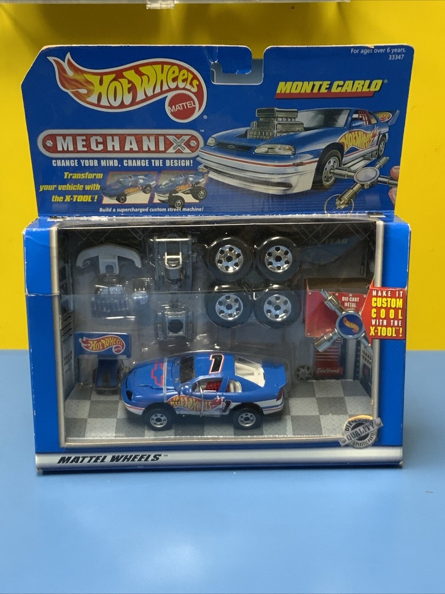 Hot Wheels Mechanix MONTE CARLO with X-Tool to Change Car Design