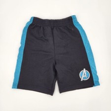Marvel Boys Avengers Black  Blue Shorts Size 5