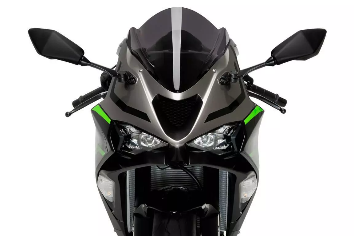 Puig Z-Racing Screen Windshield Dark Smoke Kawasaki Ninja ZX-6R 2024 - 2025 Puig Z-Racing Screen Windshield Dark Smoke Kawasaki Ninja ZX-6R 2024 - 2025