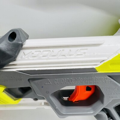 NERF N-Strike Modulus Core BLASTER Gun Only White Green Orange | eBay