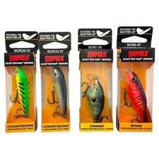 RAPALA LURES SCATTER RAP SERIES Fishing Lure Lot • COUNTDOWN/CRANK/SHAD