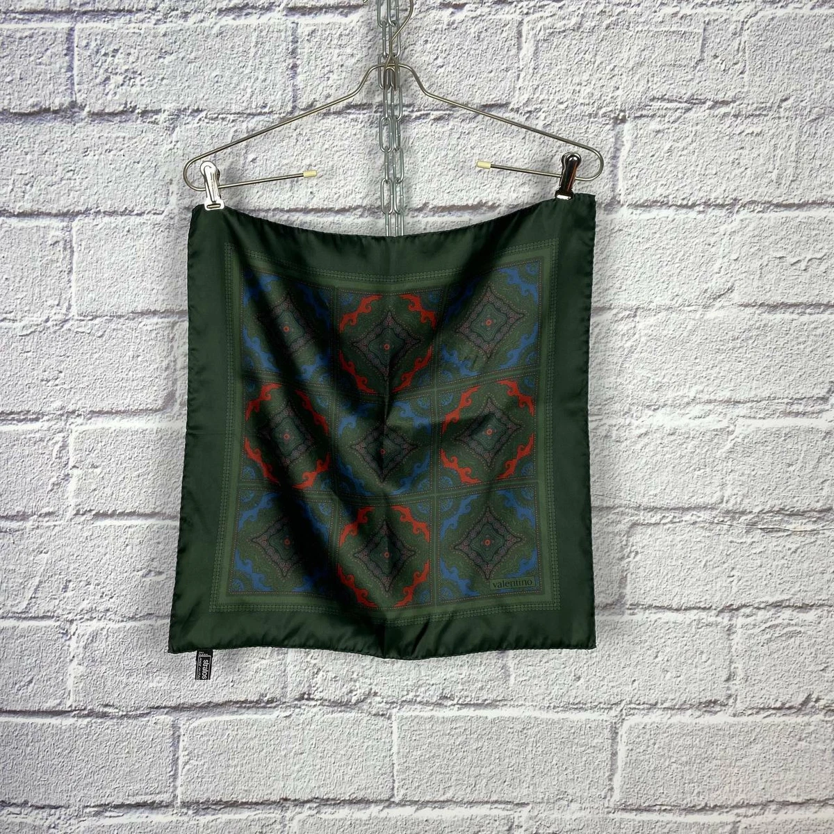 VALENTINO Stratos 100% Silk Made in Italy Scarf