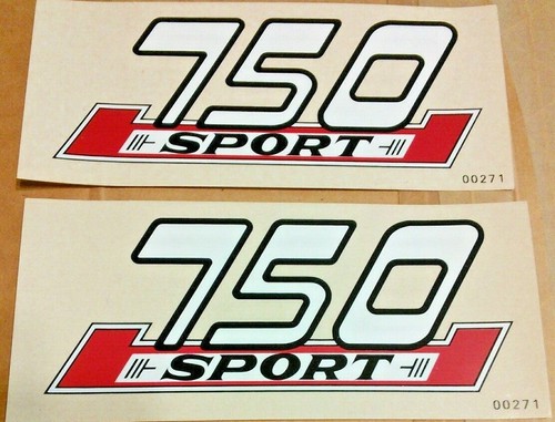 750 SPORT Ducati 5 X 2" vinyl sticker, each looks like plastic side panel badges - Bild 2 von 5