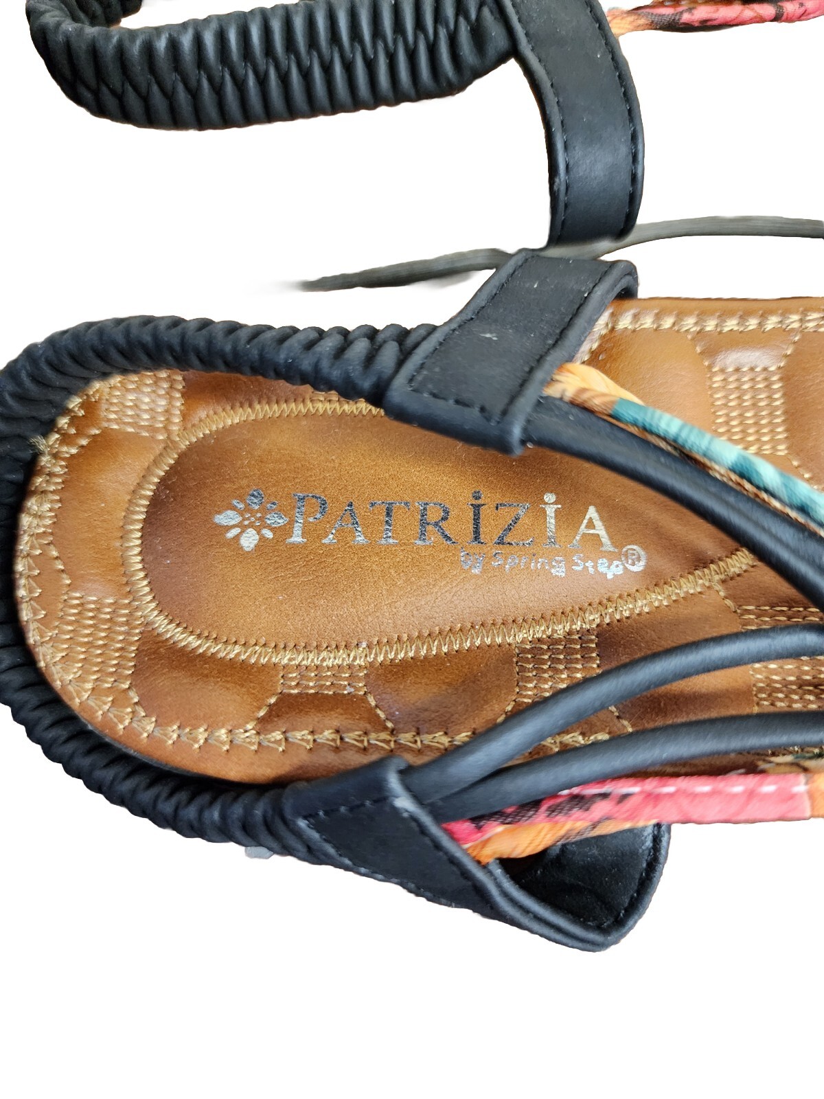 Patrizia Spring Step Women Gadelina Sandals Sz 9 Black Jeweled
