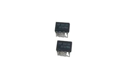 (LOT OF 2) HP 6N136 DIP-8 Integrated Circuit / IC - NOS