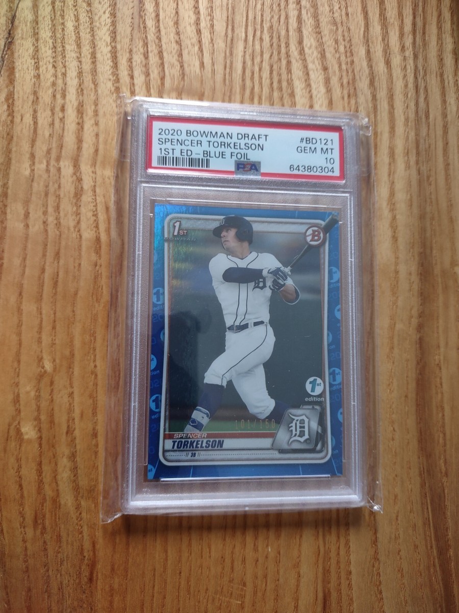 2020 Bowman Draft 1st Edition Spencer Torkelson BLUE FOIL 101/150