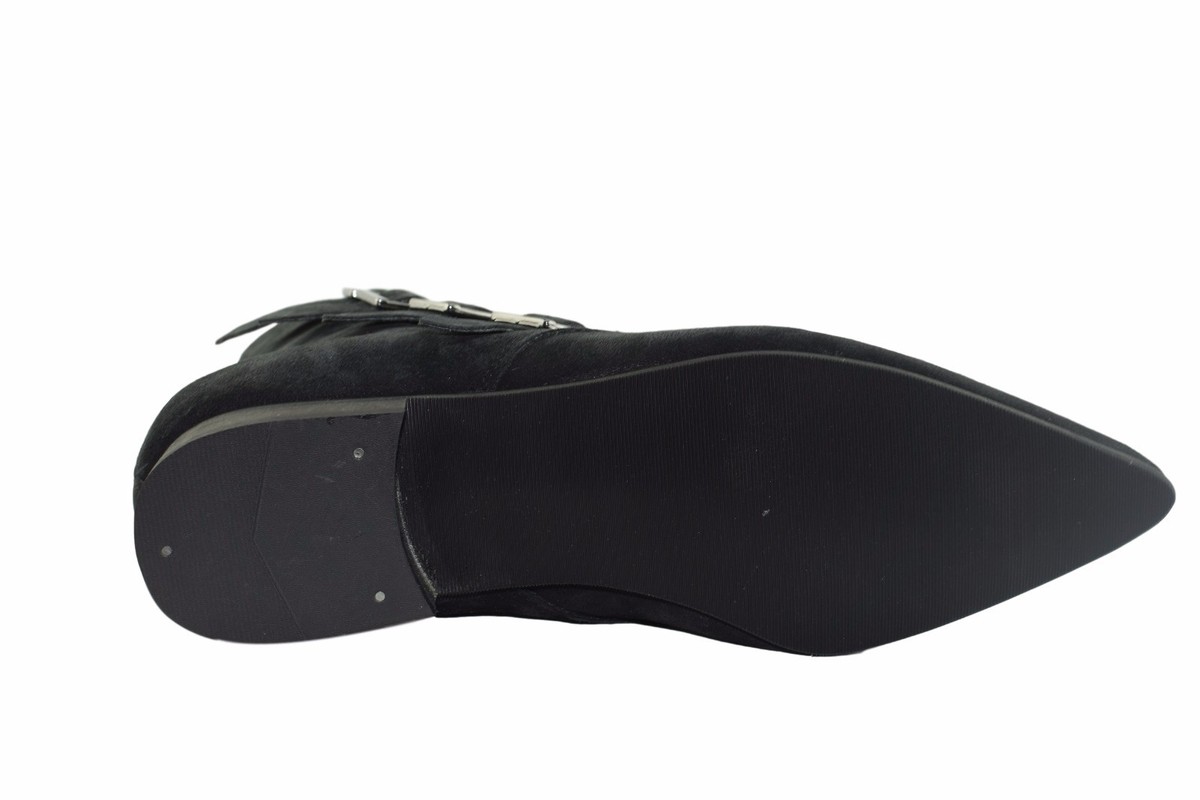 【NONCODE】Ine Suede Buckle Platform Boots Ine Suede Buckle Platform Boots - 논코드