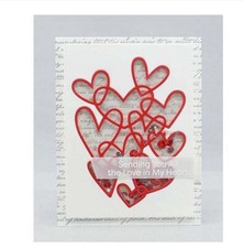 Metal Cutting Dies Cut Heart Shaped love Decoration Scrapbook Craft Stencils DIY