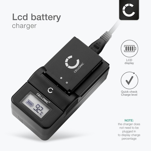2x BC-45 Battery & LCD Smart Charger for Fuji instax mini 90 NEO CLASSIC - Picture 3 of 7