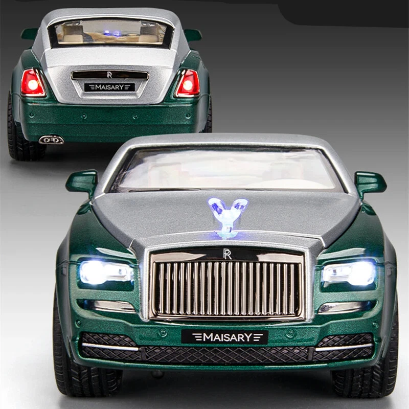 1/22 Rolls Royce Wraith Alloy Car Model Diecast Metal Toy Luxy Car Model Vehicle - Image 4 of 4