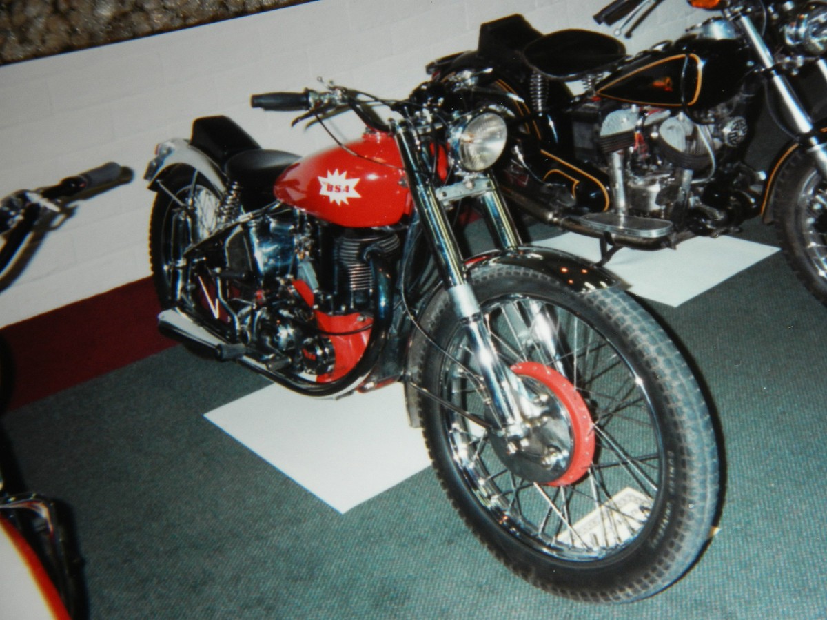 OLD VINTAGE MOTORCYCLE PICTURE PHOTOGRAPH BSA BIKE | eBay
