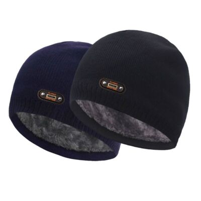 Winter Bonnet Thick Hats Warm Knitted Beanies Hat Men Fashion