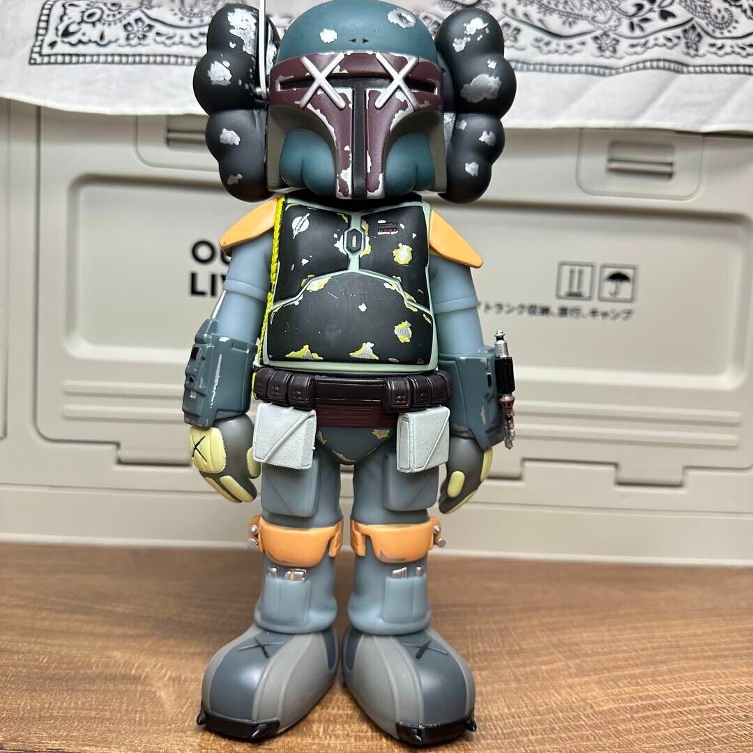 KAWS Star Wars Boba Fett Vinyl Figure No Box Near Mint from KAWS Star Wars Boba Fett Vinyl Figure No Box Near Mint from