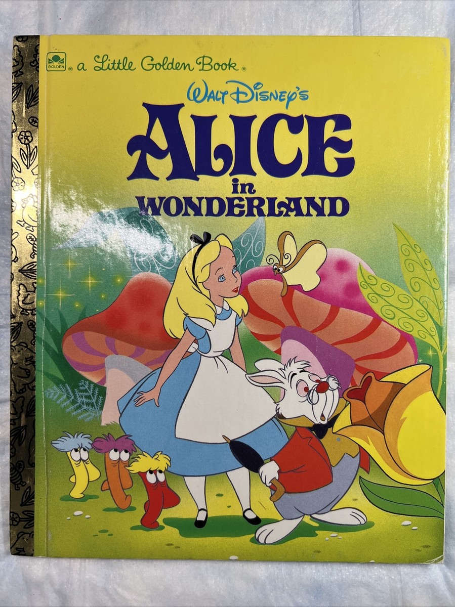 洋書 little gorden book ディズニー　「不思議の国のアリス」 Walt Disney's Alice in Wonderland (Little Golden Books): RH