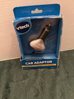 VTECH CAR ADAPTOR POWER ON THE GO FOR USE WITH ALL COMPATIBLE VTech PRODUCTS