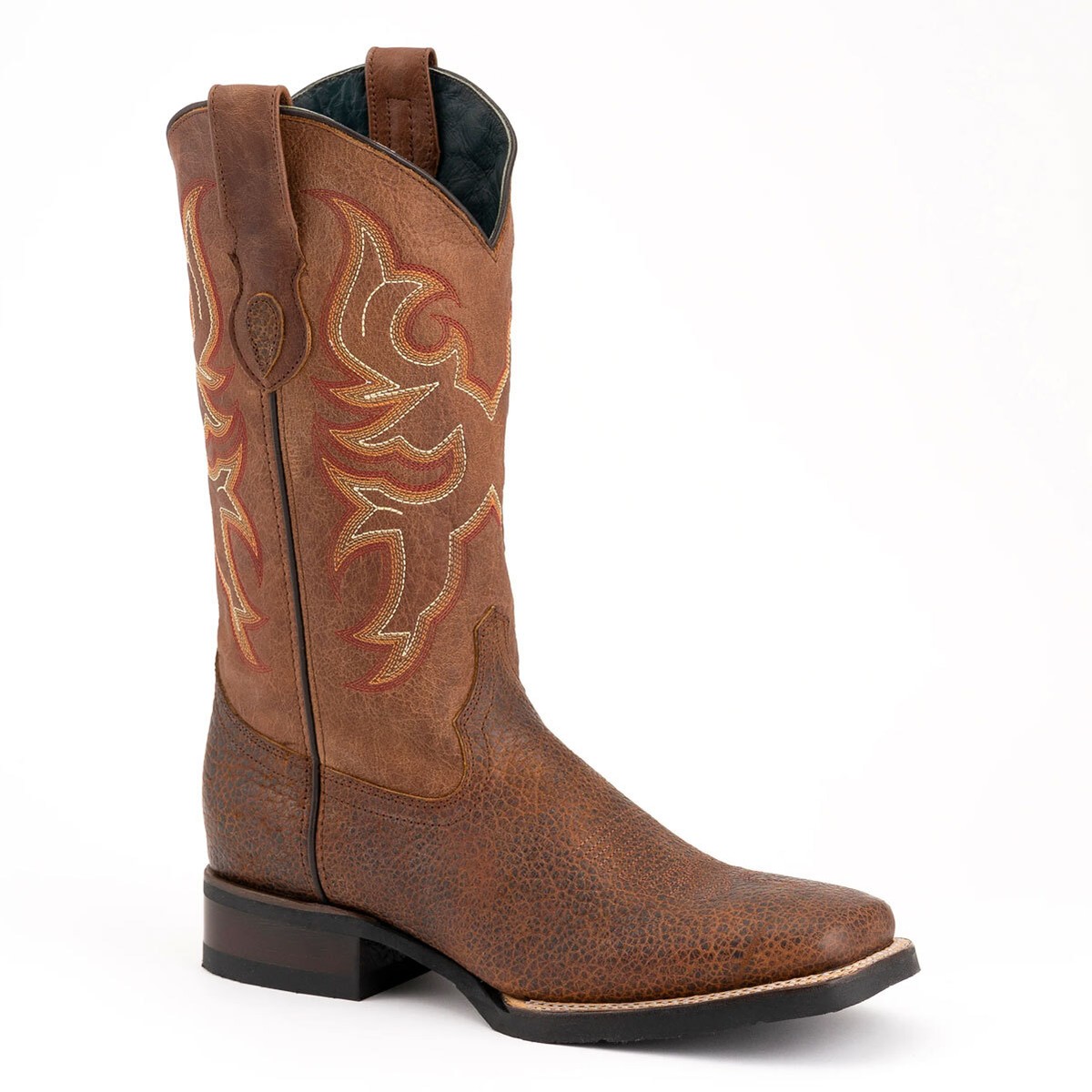 FERRINI Cowboy Boot Brown Leather Square Toe  Boot Men’s Size 8.5 D Women’s 10.5 Toro – Ferrini USA Inc main image 2