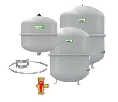 Reflex N Ausdehnungsgefäß 18 25 35 50 80 Liter Druckausdehnungsgefäß Heizung