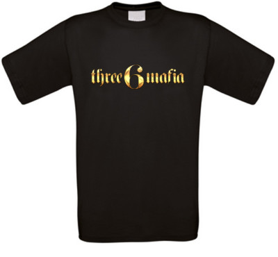 Three 6 Mafia Juicy J Rap Hip Hop T-Shirt alle Größen NEU