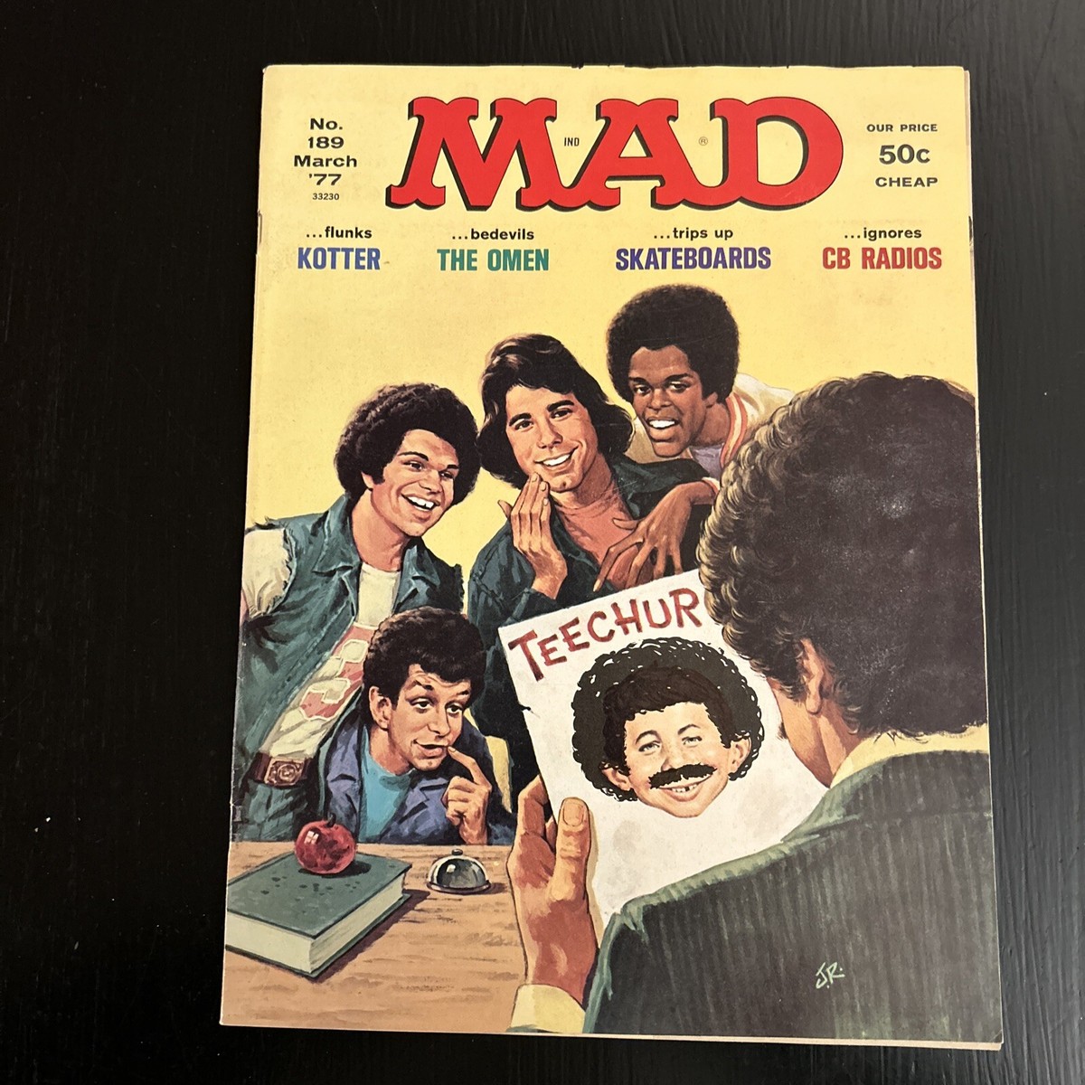 MAD Magazine #189 March 1977 Welcome Back Kotter The Omen Jack