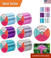 18 Gauge Anodized Aluminum Craft Wire - Ideal for Jewelry Sculpting - 450 FT