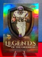 2025 Topps Chrome - Adrian Peterson Legends of The Gridiron Refractor Vikings