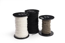 Roller Blind Beaded Chain  White or Black Plastic Pull Chain Replacement Part