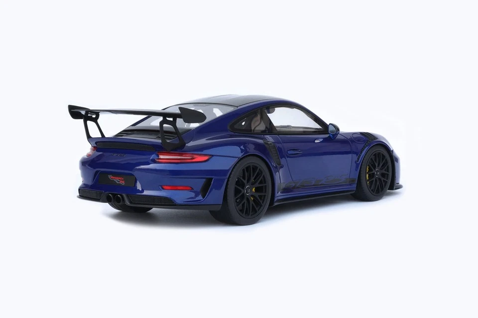 Porsche 911 (991.2) GT3 RS Weissach Package 2018 Blu Modellino 1:18 GT Spirit - Immagine 2 di 4
