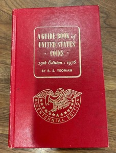 1976 GUIDE BOOK OF UNITED STATES COINS 29th EDITION - REDBOOK - BY R. S. YEOMAN
