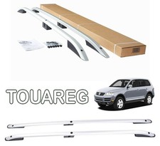 For Volkswagen Touareg 2003-2009 Roof Rack System Carrier Cross Bars Aluminum Bl