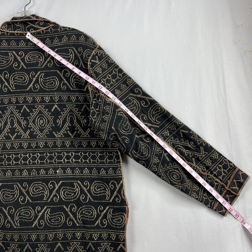Yak Magik Womens Jacket Cardigan Tapestry Size L Boho Artsy Button Up Designer - Picture 12 of 15