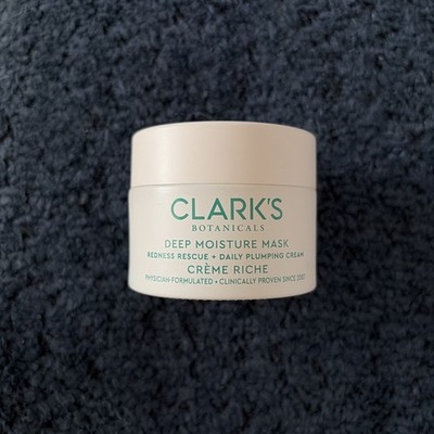 CLARK'S Botanicals Deep Moisture Mask Facial Cream Moisturizer 1.7 Oz No Seal