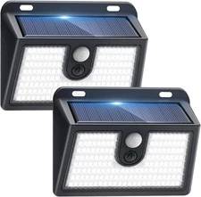 2-Pack Super Bright Solar Motion Sensor Lights