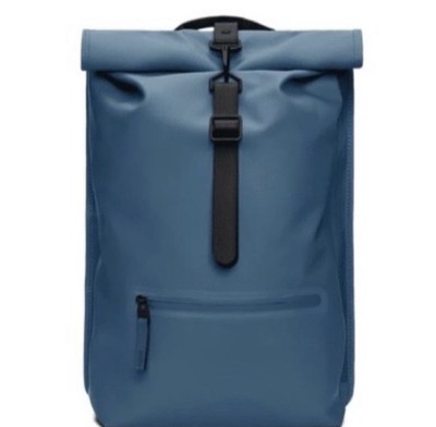 NEW RAINS Rolltop Rucksack W3 Backpack in Pulse Blue