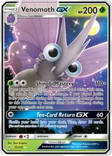 Venomoth-GX 12/214 Rare Holo GX | Unbroken Bonds | Pokemon Card