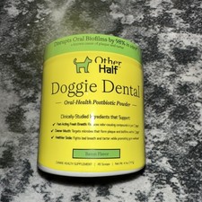 Other Half Doggie Dental Oral-Health Postbiotic Powder 4.1 oz Bacon Flavor 03/27