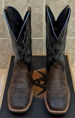 Ariat Tombstone Men's 11.5 D Earth/Black Square Toe Western