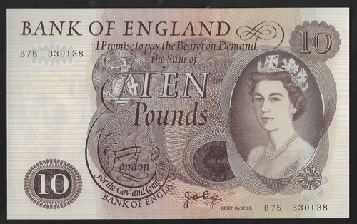 B326 PAGE 1971 TEN POUND £10 BANKNOTE - UNC - AUNC - SELECT YOUR NOTE - Afbeelding 19 van 26