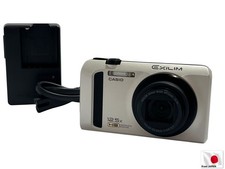 Casio EXILIM EX-ZR100 12MP 12.5x Compact Digital Camera White JP (65807SN2-1)O
