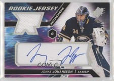 2020-21 SPx Rookie Auto Jersey Tier 1 94/375 Jonas Johansson #JJ Auto 0wp8