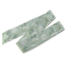 Damen Blumen Baumwoll Jacquard Sash Gürtel Bindeband Träger für Kleid Taille