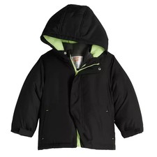 Boy Jumping Beans  3-in-1 Systems Jacket Winter Coat Black Size 4T